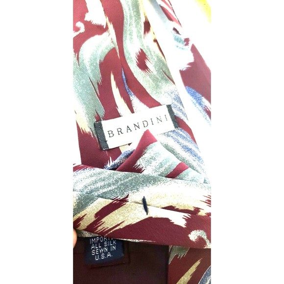 BRANDINI Silk Neck Tie Made in the USA - Picture 4 of 9